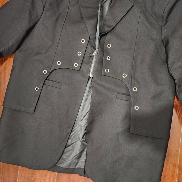 Freedom Men's gothic formal blazer size Medium - Picture 2 of 6